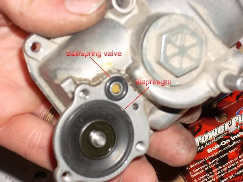 Installation of R&D Powerpump on Keihin FCR Carb (YFZ450) Intake